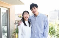 さわやかな新婚夫婦